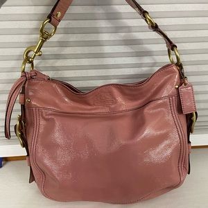 Coach patent leather satchel